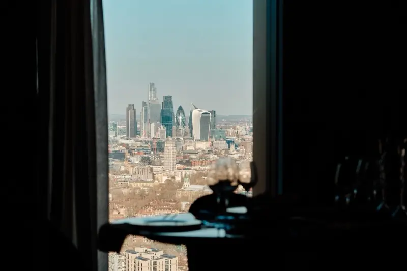 View towards the City of London from Level 48